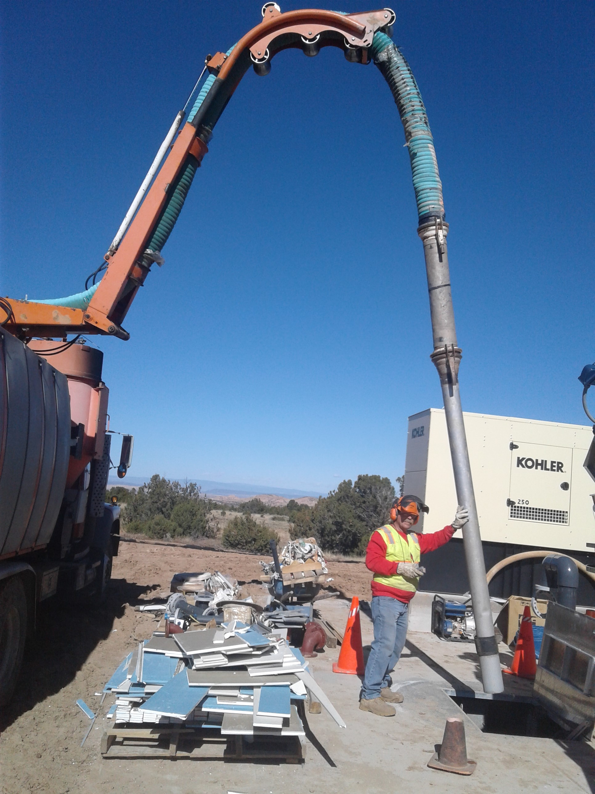 Draining Underground Sewage